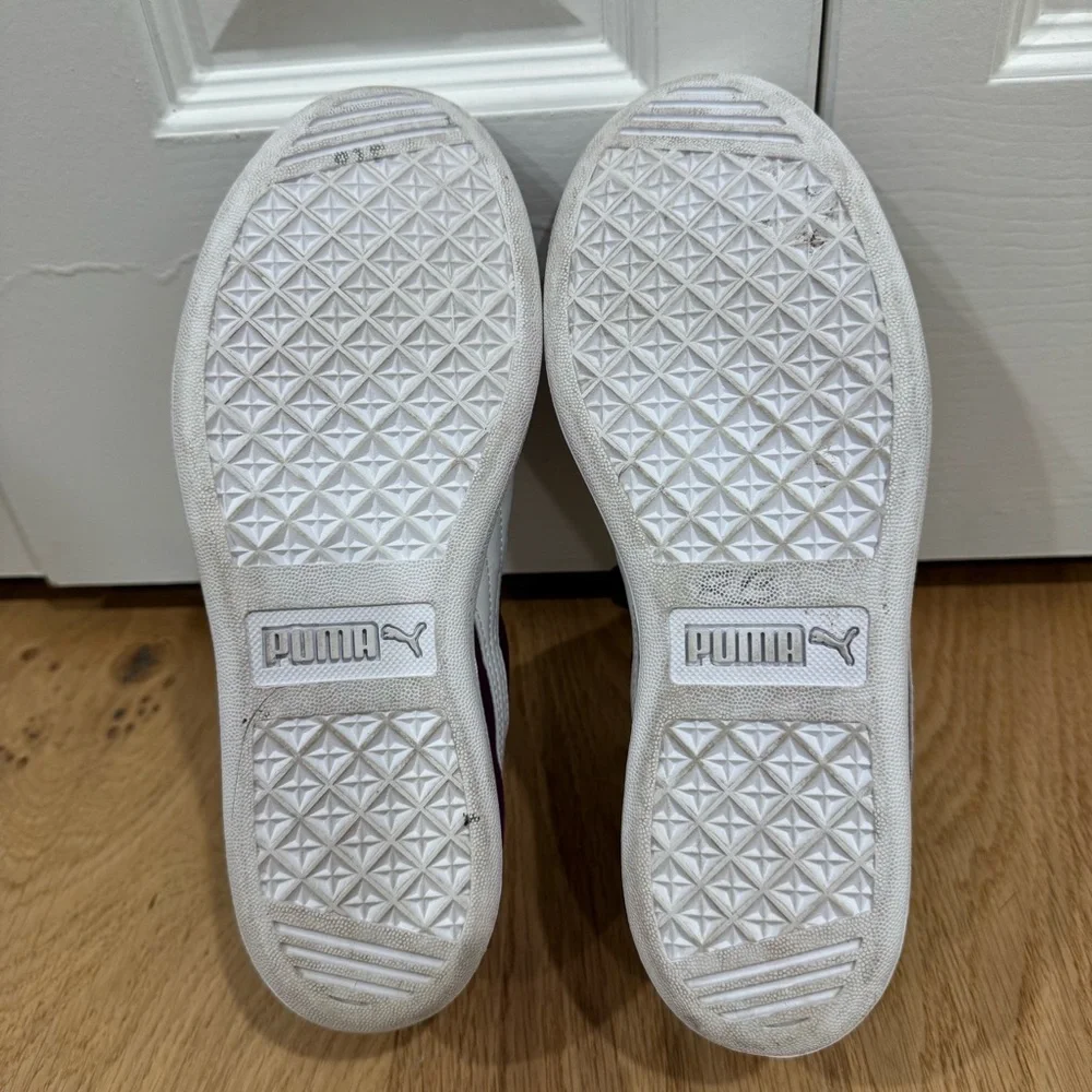 Puma Vikky Sneakers dark purple Sz 7 almost new - Picture 9 of 10